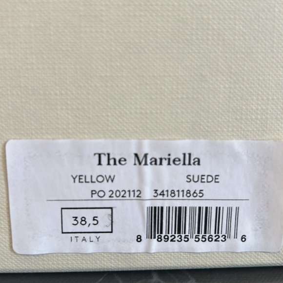 M Gemi - Mariella yellow suede clog EU size 38.5 - Picture 5 of 5